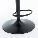 Swivel Velvet Barstools Adjusatble Seat Height from 25-33 Inch,17.7inch base, for Home Pub and Kitchen Island,Purple,Set of 2