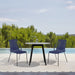 Sydney and Clip Rope and Eucalyptus Wood 3 Piece Outdoor Dining Set