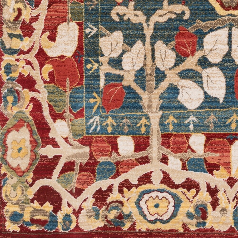 Sylvia Vintage Tree of Life Area Rug - 7'10" x 9'10"