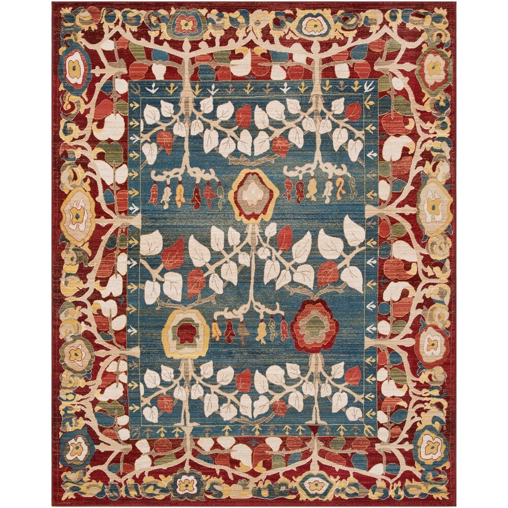 Sylvia Vintage Tree of Life Area Rug - 7'10" x 9'10"