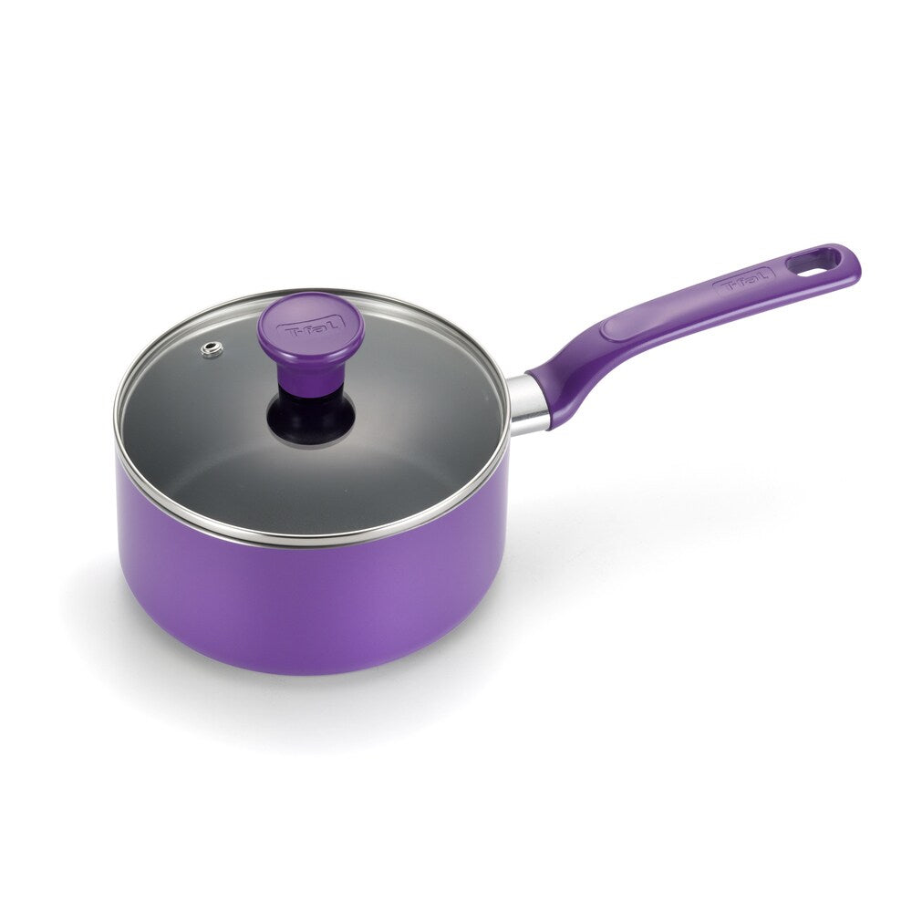 T-Fal Excite Purple Non-stick 14-piece Cookware Set