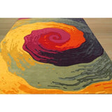 Hand-tufted Wool Contemporary Abstract Cowabunga Area Rug