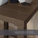 TAWSON Matching Side Table - 4 Piece Wicker Patio Bistro Set with Premium Fabric Cushions Ottoman Included