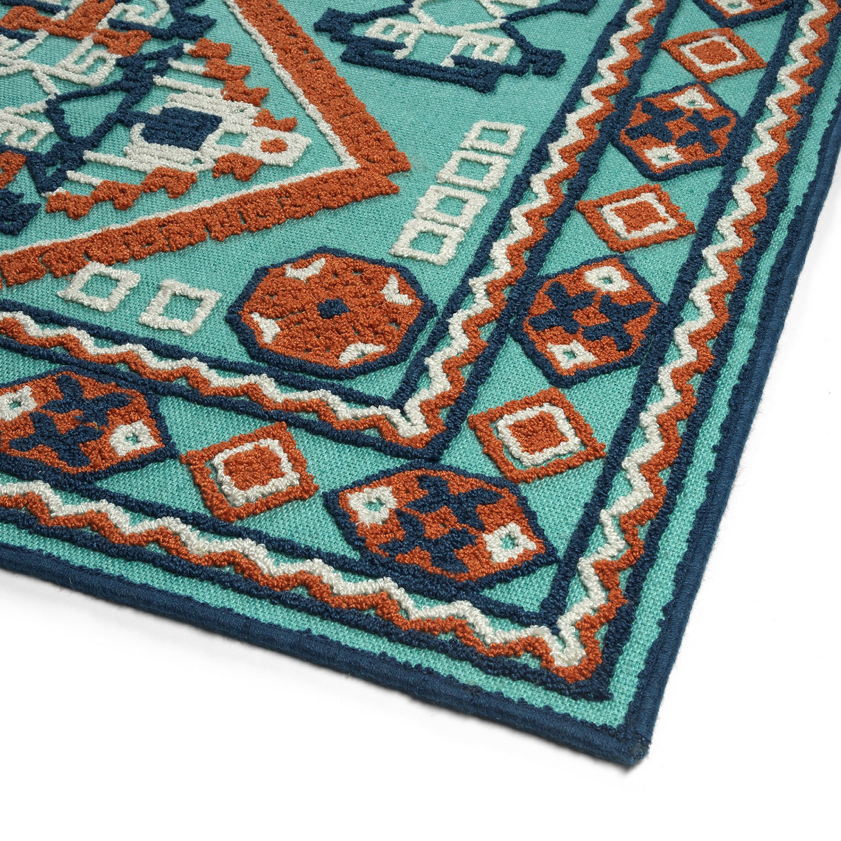 TDW01 Tamara Day Warwick Terracotta Hand Tufted Indoor Area Rug