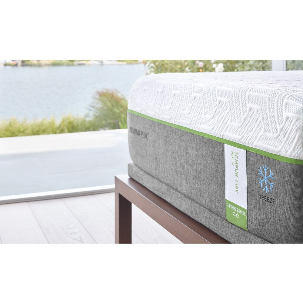 TEMPUR-Flex Supreme Breeze 11.5-inch Split California King-size Mattress