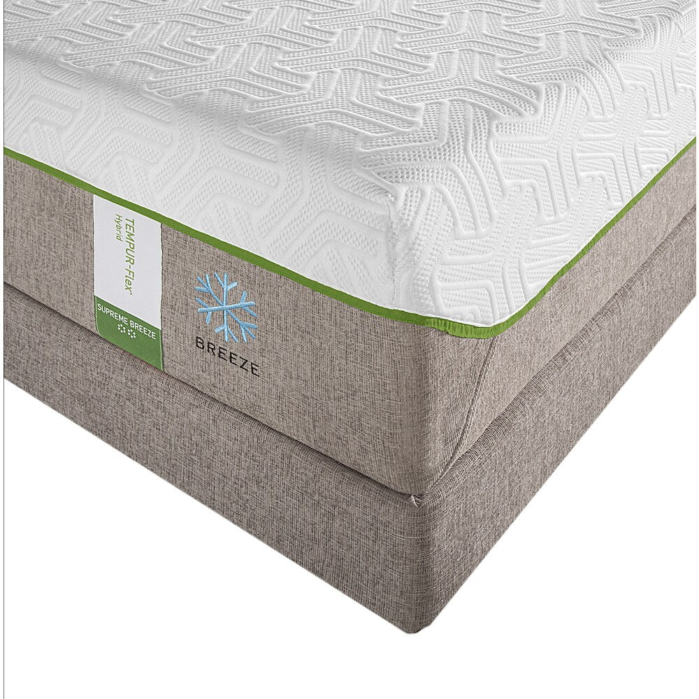 TEMPUR-Flex Supreme Breeze 11.5-inch Split California King-size Mattress