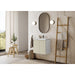 TENOR frameless, modern wall hung 24 inch bathroom vanity with sink for small and narrow bathrooms and powder rooms