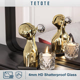 TETOTE Modern Arch Bathroom Wall Mounted Vanity Mirrors