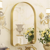 TETOTE Modern Arch Bathroom Wall Mounted Vanity Mirrors