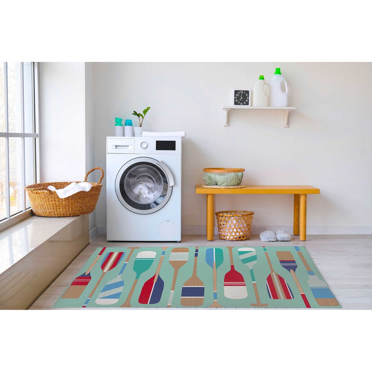 THIS OAR THAT MINT Laundry Mat By Kavka Designs