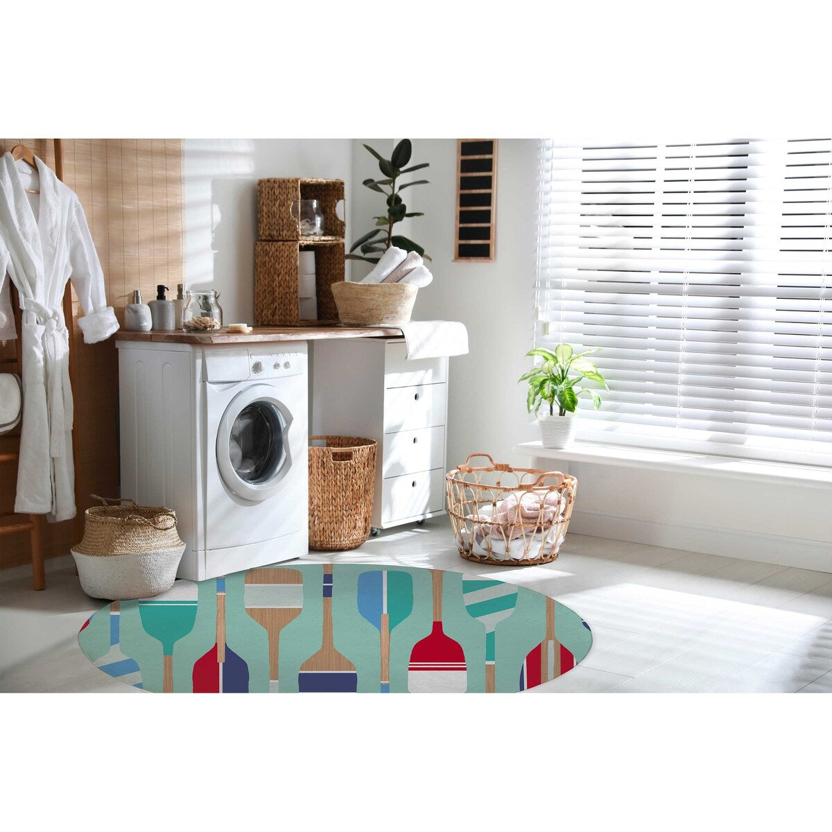 THIS OAR THAT MINT Laundry Mat By Kavka Designs