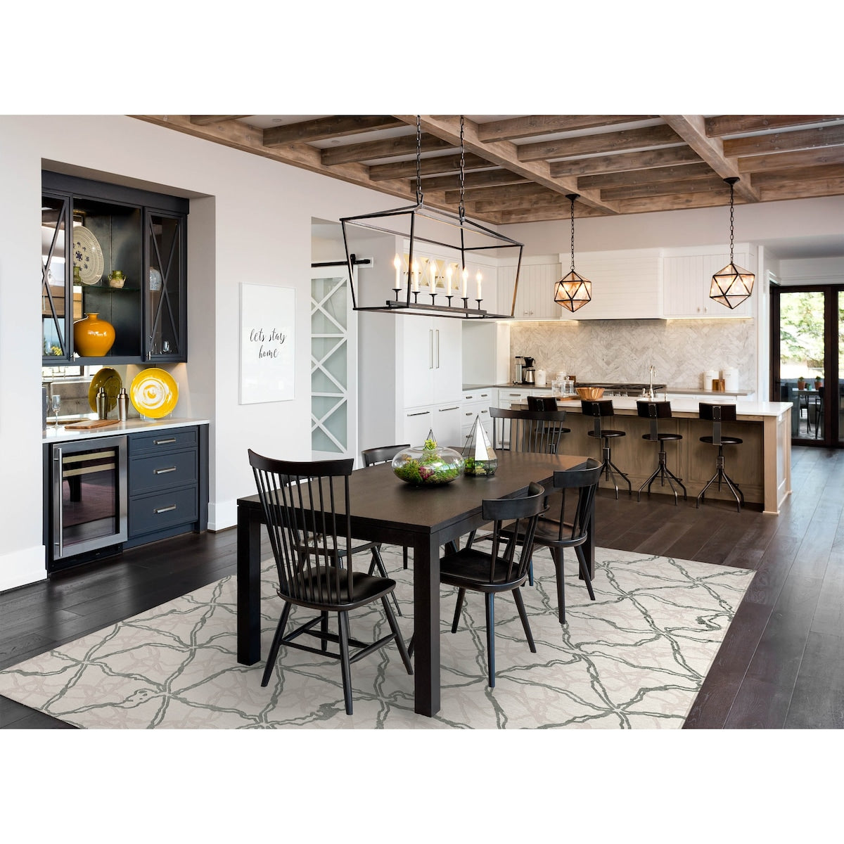 TIED DOWN Kitchen Mat By Kavka Designs