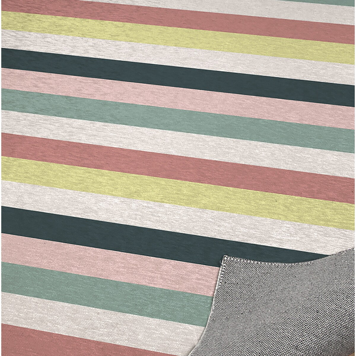 TILLY DEWY MORNING STRIPE Doormat By Kavka Designs