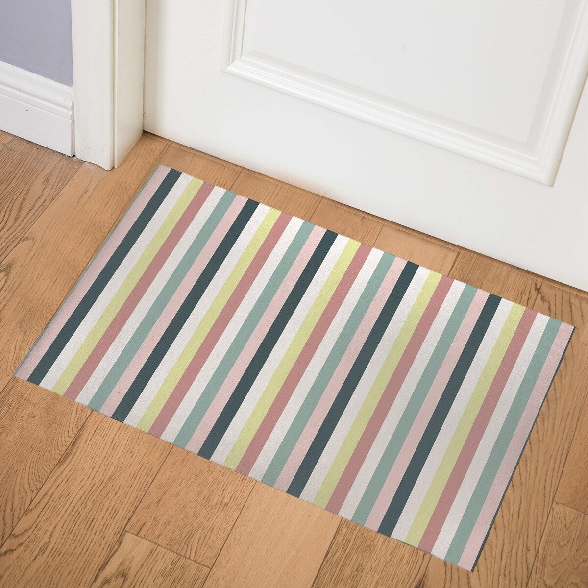 TILLY DEWY MORNING STRIPE Doormat By Kavka Designs