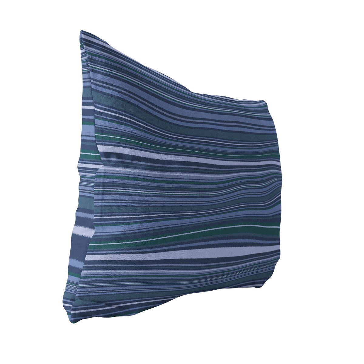TO & FRO NAVY Lumbar Pillow By Jenny Lund