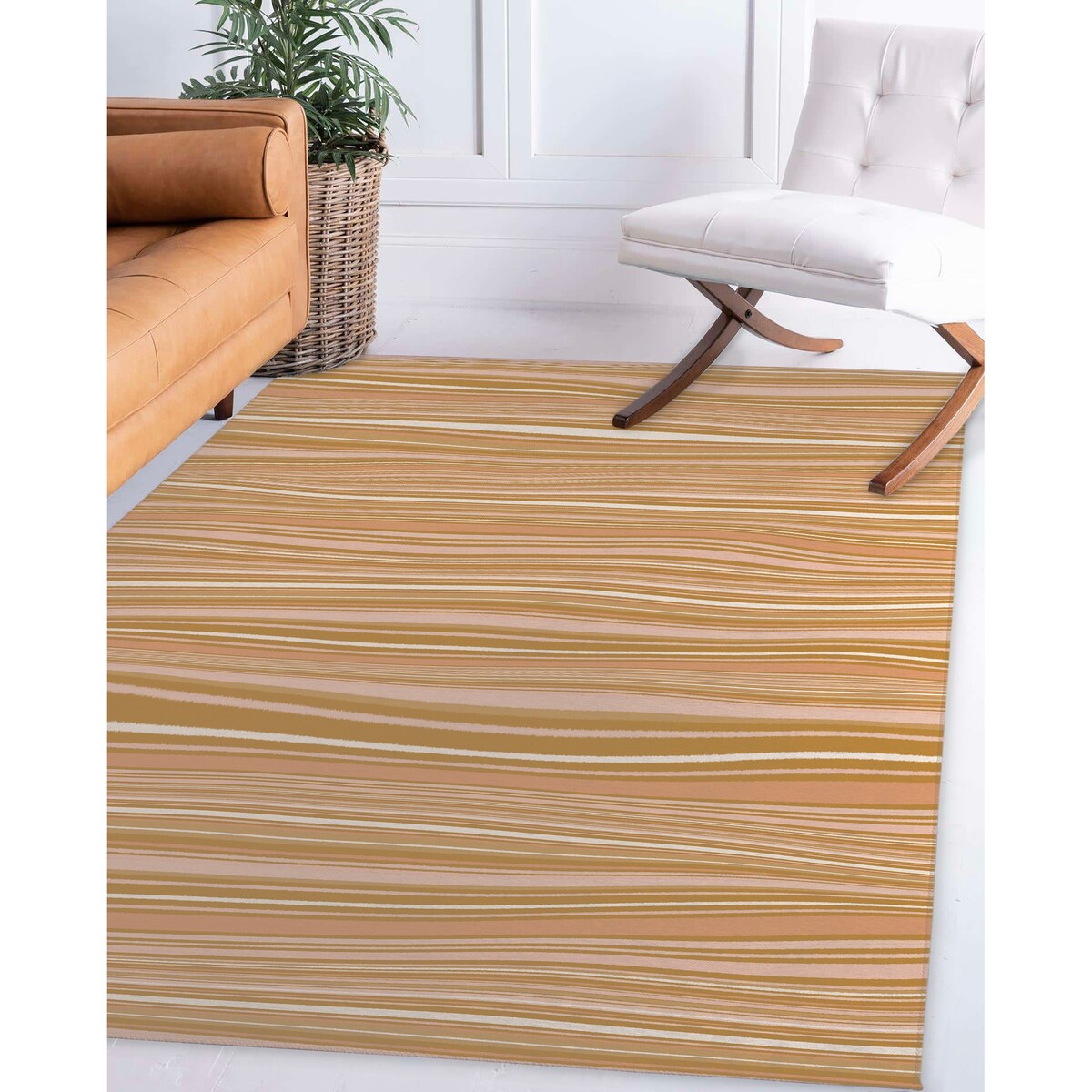 TO & FRO SALMON Area Rug By Kavka Designs