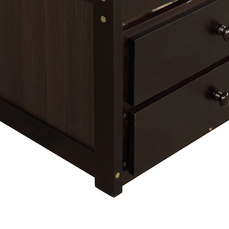 TOPMAX Captain's Bed Twin Daybed with Trundle Bed and Storage Drawers,Twin Bed Features Hideaway For Space Saving Purpose