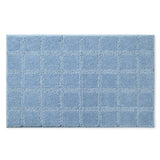 TOWN & COUNTRY EVERYDAY Ultra Plush Solid Tufted Windowpane Bath Mat, Tufted Floor Mat, Non-Slip Backing, Machine Washable