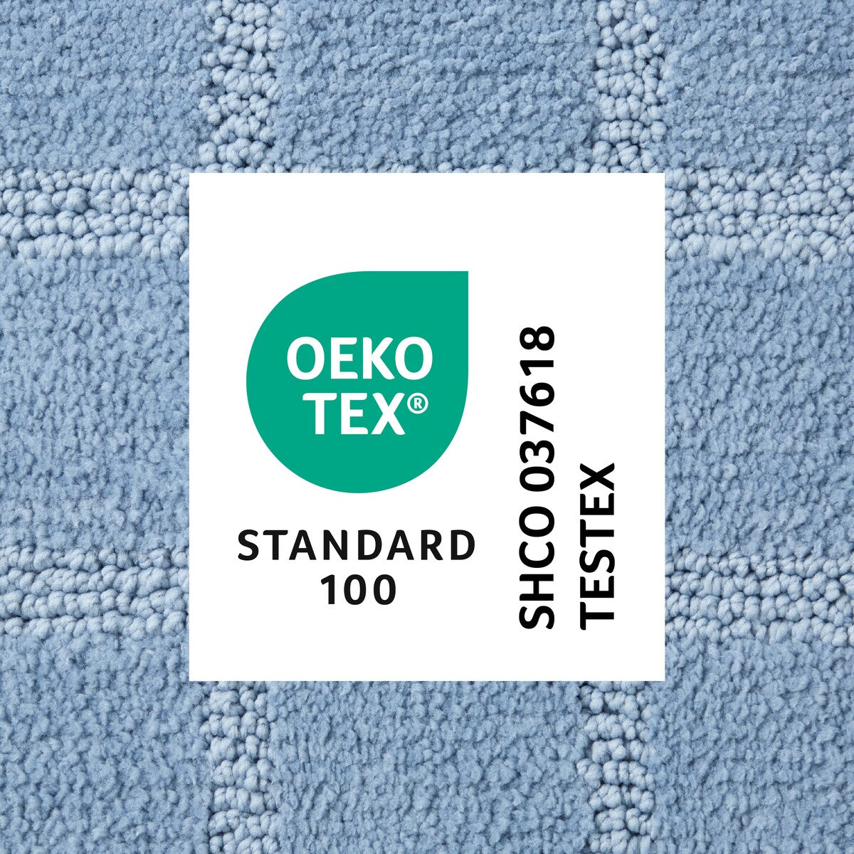 TOWN & COUNTRY EVERYDAY Ultra Plush Solid Tufted Windowpane Bath Mat, Tufted Floor Mat, Non-Slip Backing, Machine Washable