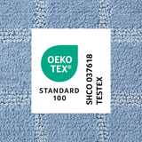 TOWN & COUNTRY EVERYDAY Ultra Plush Solid Tufted Windowpane Bath Mat, Tufted Floor Mat, Non-Slip Backing, Machine Washable