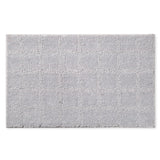 TOWN & COUNTRY EVERYDAY Ultra Plush Solid Tufted Windowpane Bath Mat, Tufted Floor Mat, Non-Slip Backing, Machine Washable