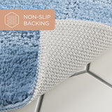 TOWN & COUNTRY EVERYDAY Ultra Plush Solid Tufted Windowpane Bath Mat, Tufted Floor Mat, Non-Slip Backing, Machine Washable