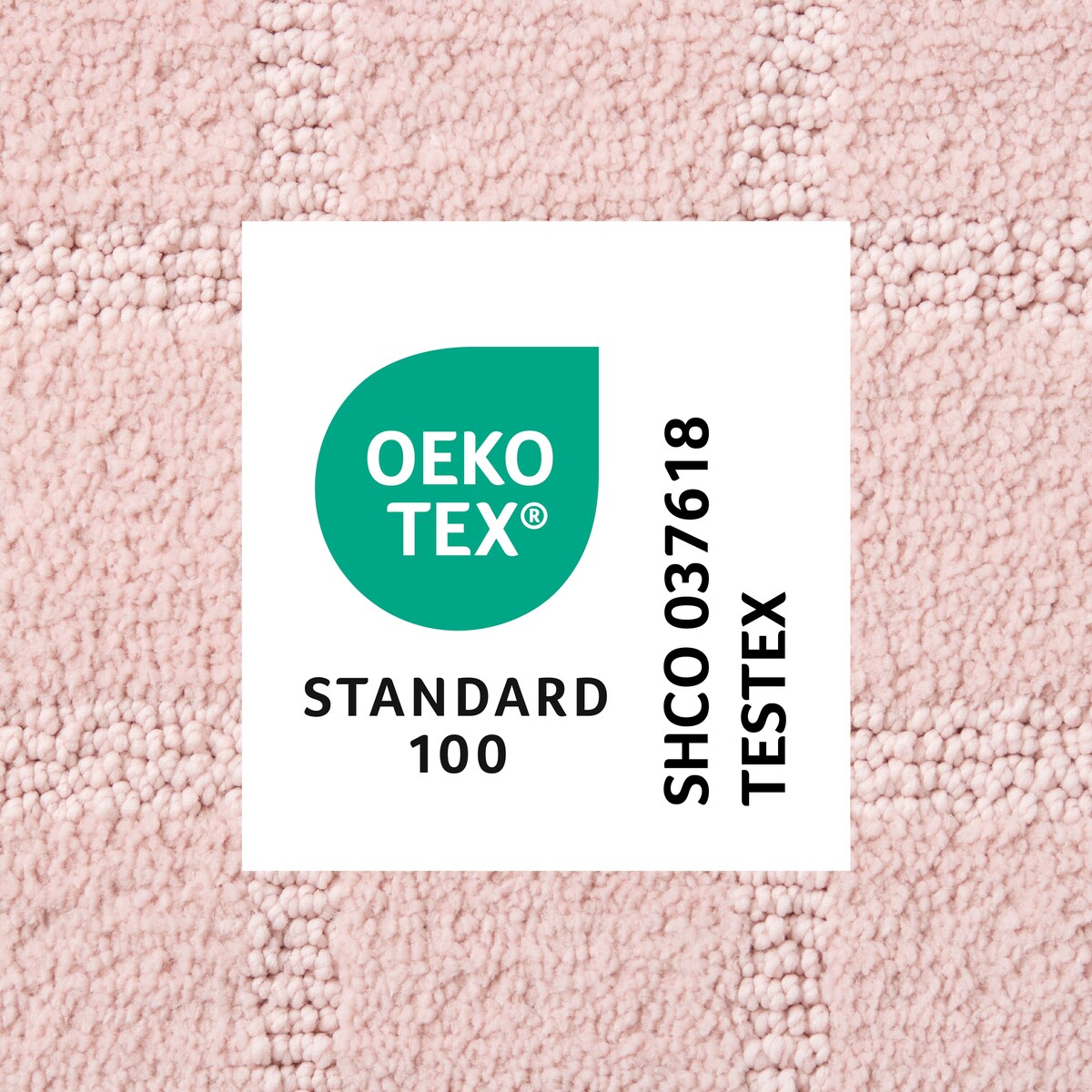 TOWN & COUNTRY EVERYDAY Ultra Plush Solid Tufted Windowpane Bath Mat, Tufted Floor Mat, Non-Slip Backing, Machine Washable