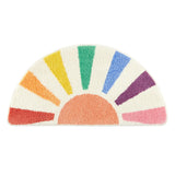 TOWN & COUNTRY PLAY Peachy Clean Peach Fruit Shaped Bath Mat, Absorbent Tufted Floor Mat, Non-Slip Backing, Machine Washable