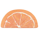 TOWN & COUNTRY PLAY Peachy Clean Peach Fruit Shaped Bath Mat, Absorbent Tufted Floor Mat, Non-Slip Backing, Machine Washable