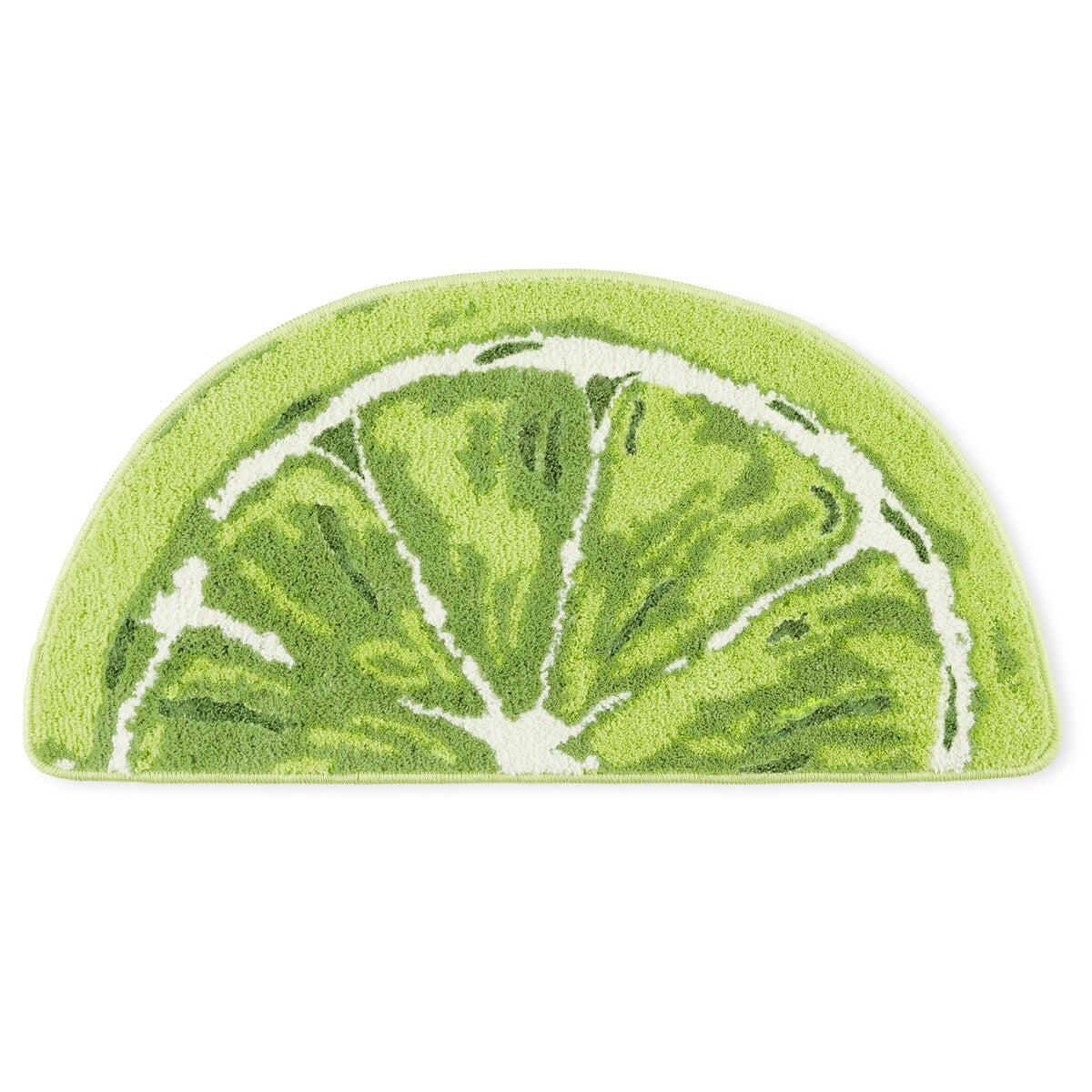 TOWN & COUNTRY PLAY Peachy Clean Peach Fruit Shaped Bath Mat, Absorbent Tufted Floor Mat, Non-Slip Backing, Machine Washable