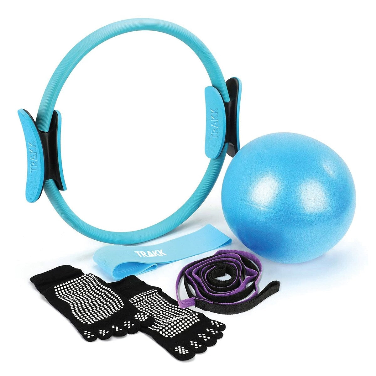 TRAKK 5 in 1 Complete Pilates Gym Set Portable Exercise Equipment Set