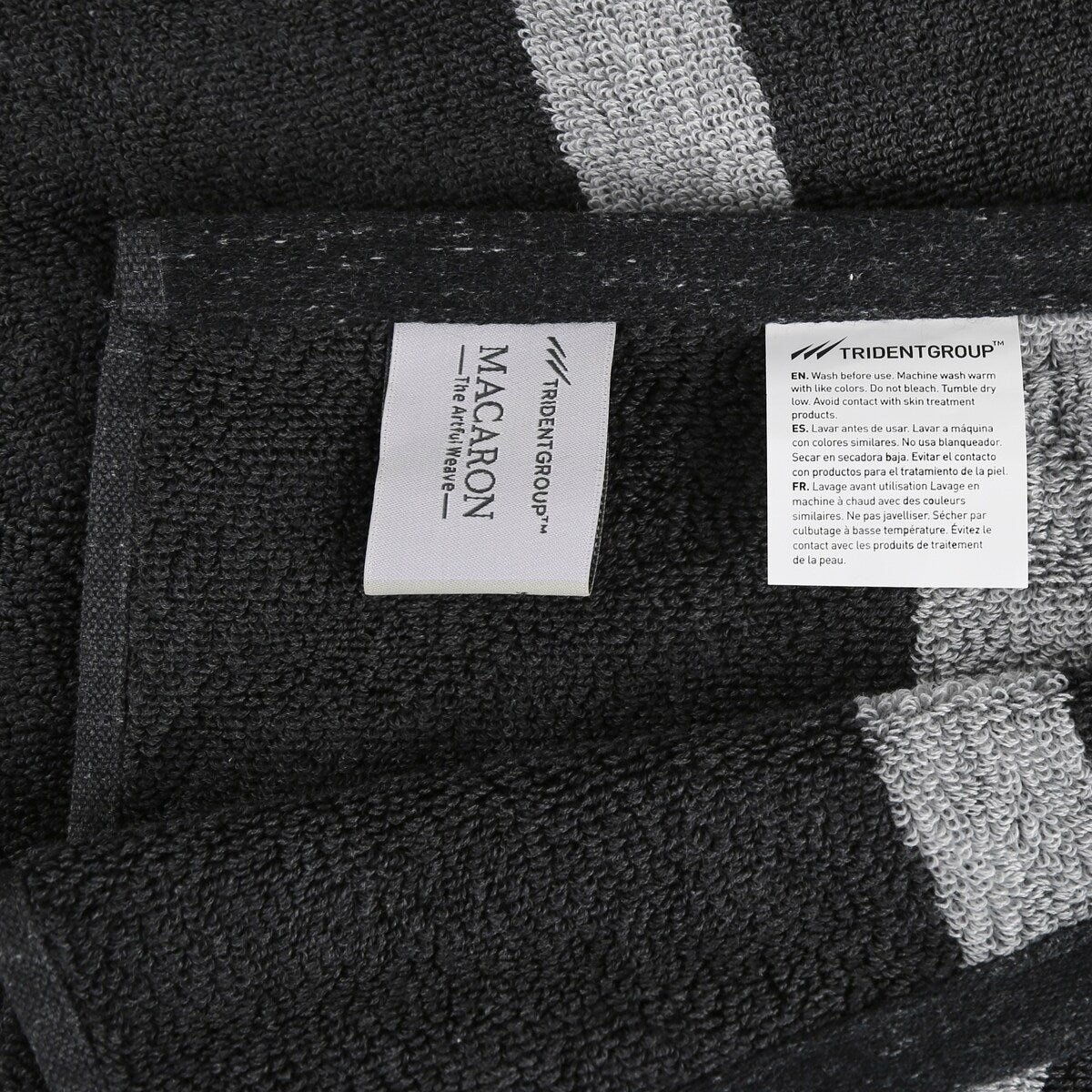 TRIDENT Macaron 600 GSM Cotton Rich Towels Set Super Absorbent