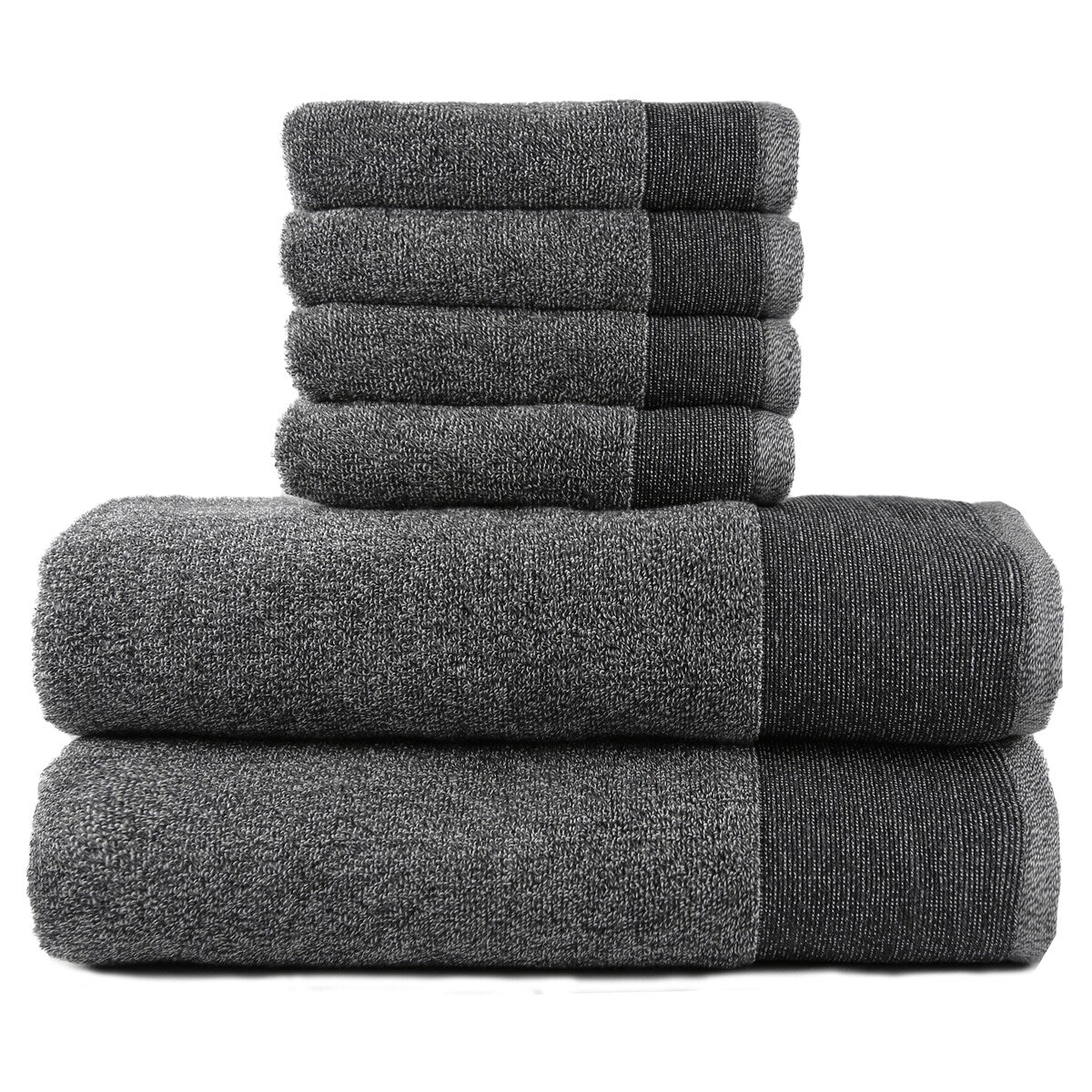TRIDENT Macaron 600 GSM Cotton Rich Towels Set Super Absorbent
