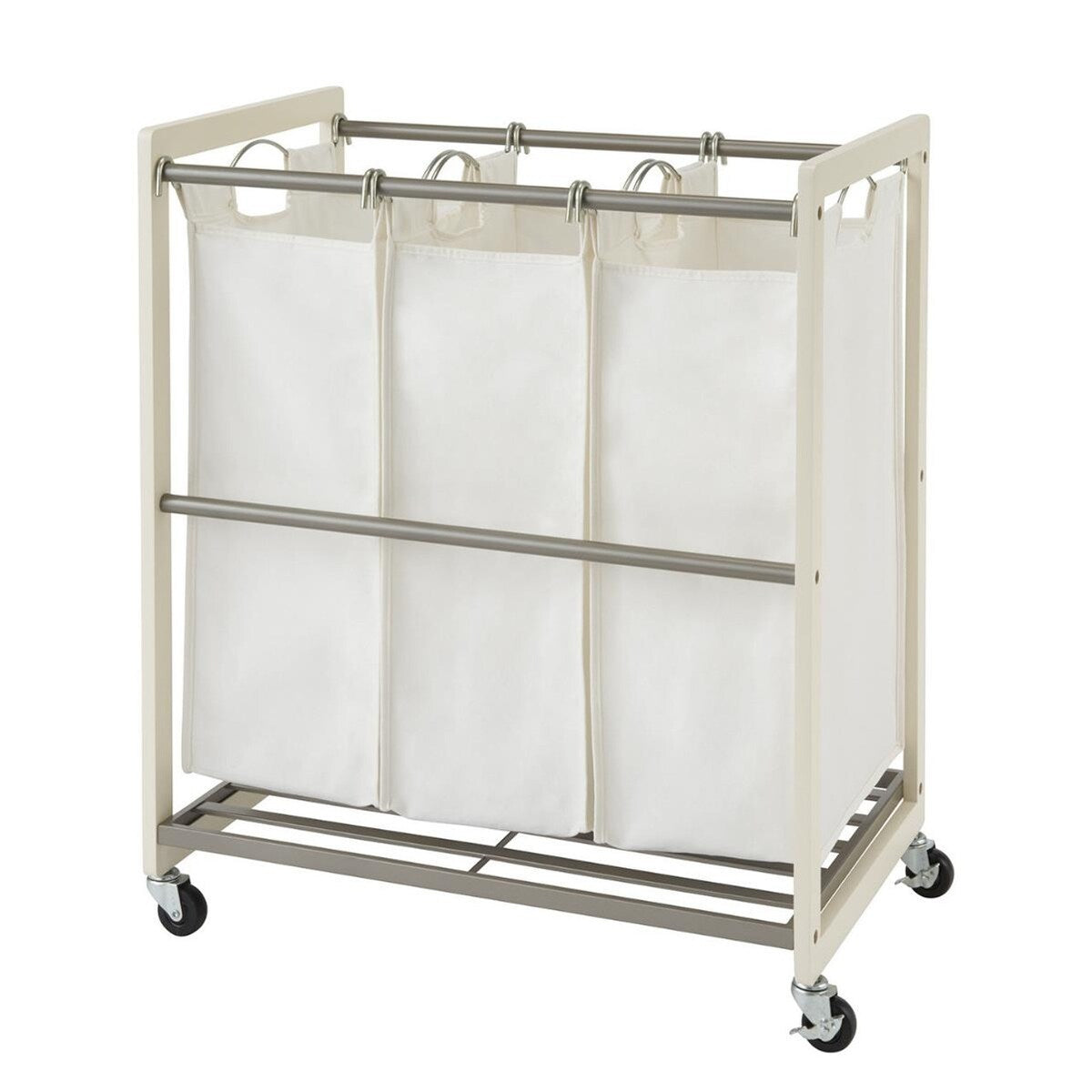 TRINITY 3-Bag Laundry Cart