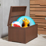 TRINITY EcoStorage® 70 Gallon Outdoor Deck Box, Amber Brown