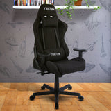 TS-F44 Fabric Ergonomic High Back Racer Style PC Gaming Chair, Black