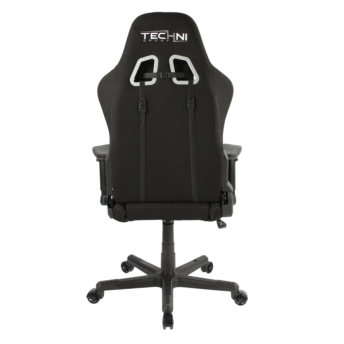 TS-F44 Fabric Ergonomic High Back Racer Style PC Gaming Chair, Black