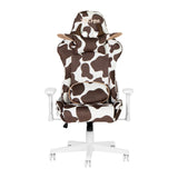 TS85 COW Print LUXX Series Gaming Chair
