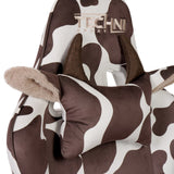 TS85 COW Print LUXX Series Gaming Chair