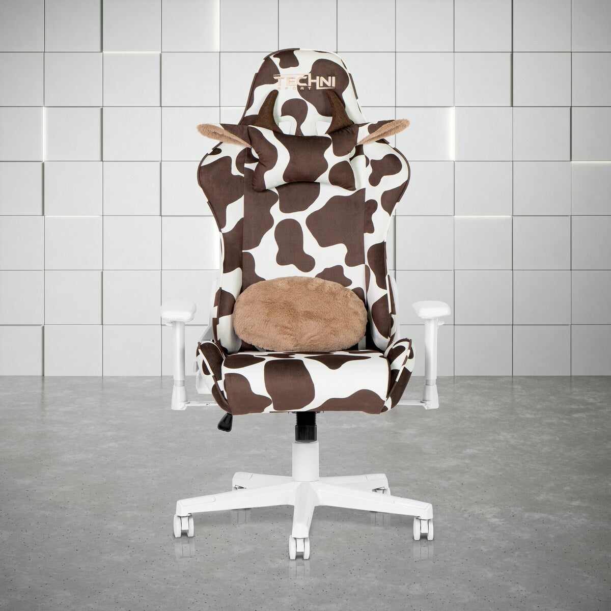 TS85 COW Print LUXX Series Gaming Chair