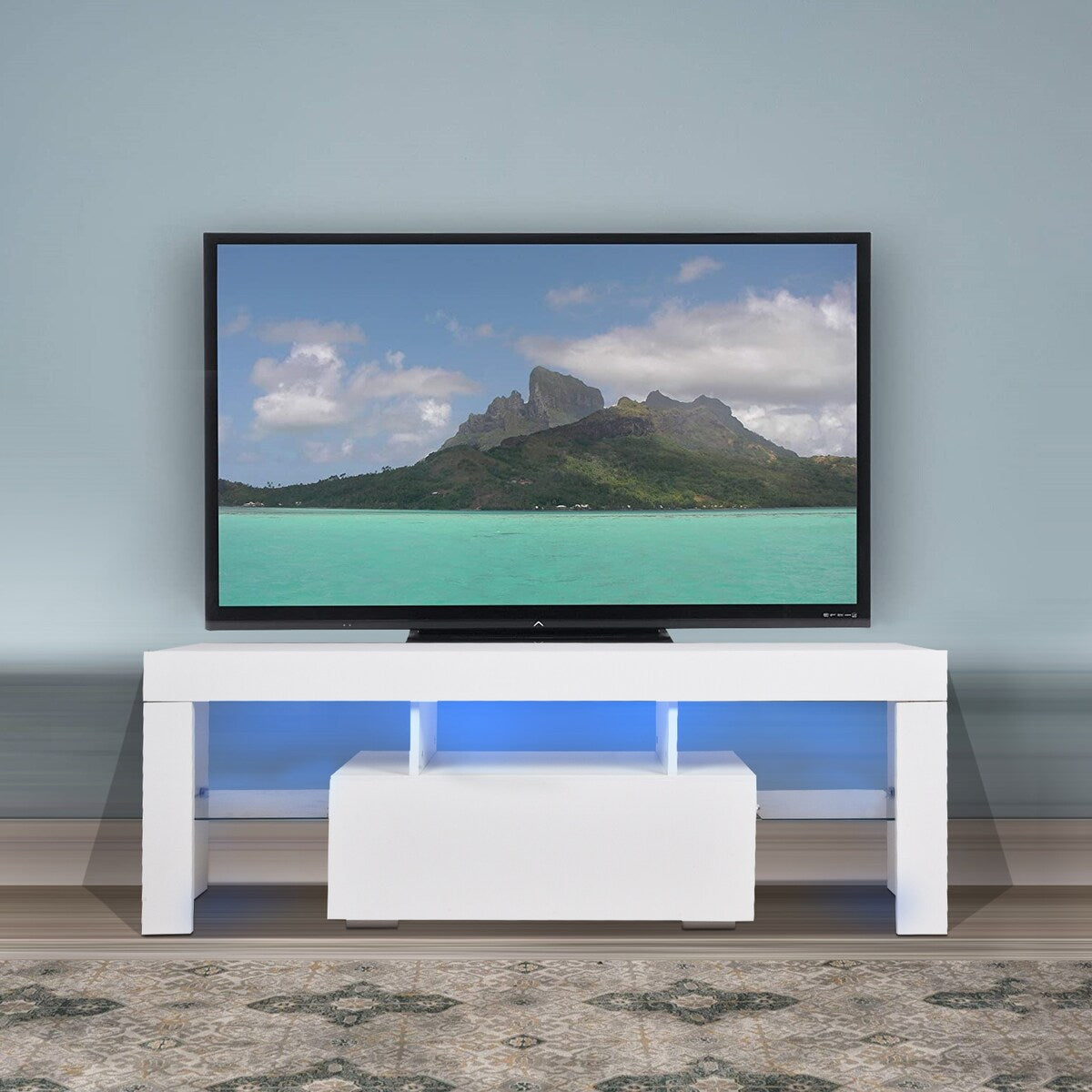 TV Media Console Entertainment Center with Drawer