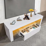 TV Media Console Entertainment Center with Drawer