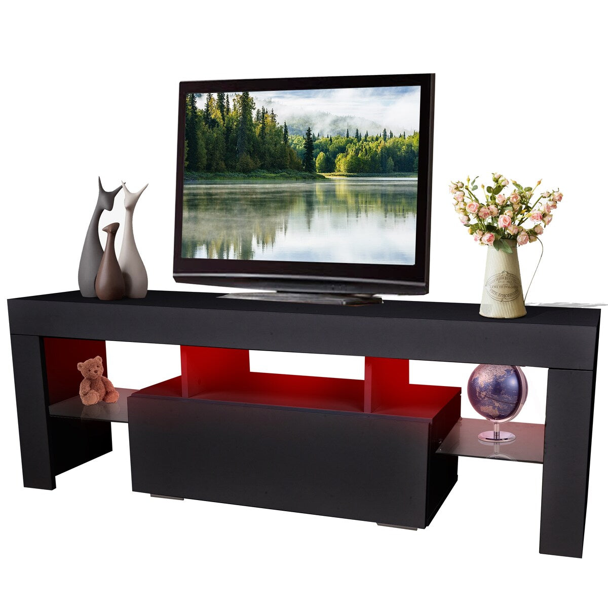 TV Media Console Entertainment Center with Drawer