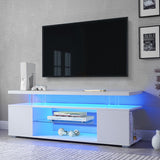 TV Stand for 65 Inch TV LED Gaming Entertainment Center Media Storage Console Table with Large Side Cabinet