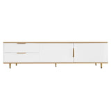 TV Stand for 65+ Inch, Entertainment Center TV Media Console Table,with 2 Drawers and 2 Cabinets, TV Console Cabinet Furniture