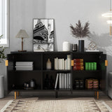 TV Stand for TV up to 70 inch with Adjustable Shelves