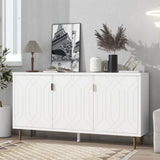 TV Stand for TV up to 70 inch with Adjustable Shelves