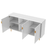 TV Stand for TV up to 70 inch with Adjustable Shelves