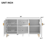 TV Stand for TV up to 70 inch with Adjustable Shelves