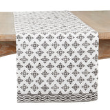 Table Runner with Block Pattern - 16"x72"